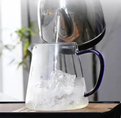 Hitzebeständige Teekanne aus Glas – 550 ml mit Sieb für Kaffee und Tee