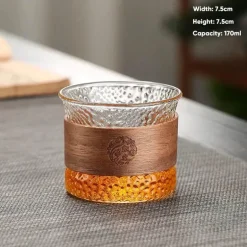 Hitzebeständige Teetasse aus Glas – Elegante Kaffeetasse