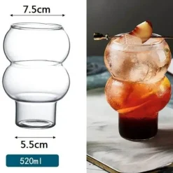 Hitzebeständiger Cold Brew-Kaffeebecher aus Glas – perfekt für Milchlattes und Sprudelwasser