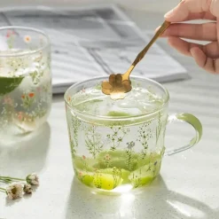 Hitzebeständiger Glasbecher mit großem Fassungsvermögen – süßes Design, perfektes Geschenk