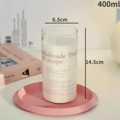 Hitzebeständiger Kaffeebecher aus Glas – vielseitiger Becher für Tee, Milch und Bier