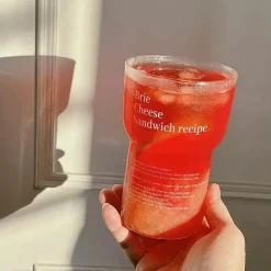 Hitzebeständiger Kaffeebecher aus Glas – vielseitiger Becher für Tee, Milch und Bier