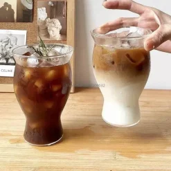 Hitzebeständiger Kaffeebecher aus Glas – Iced Latte Juice Cup