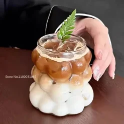 Hitzebeständiges Becherset aus klarem Glas – Krüge für Kaffee, Tee, Saft und Bier