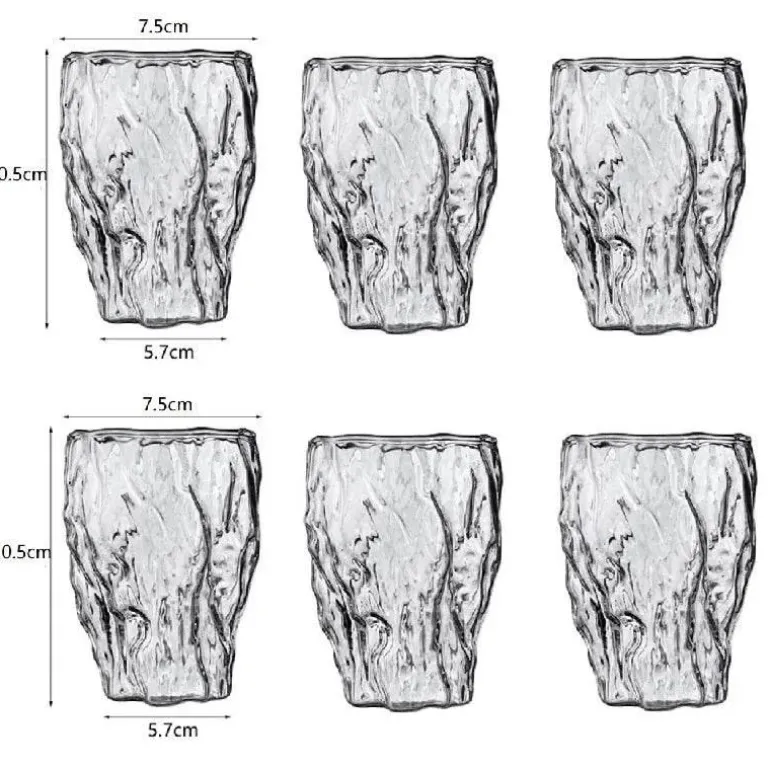Hitzebeständiges Glasset – Vielseitige Kaffee-, Wein-, Whiskey- und Teegläser