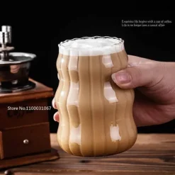 Hitzebeständiges Kaffeebecher-Set aus Glas – Klare Tassen für Tee, Bier und Saft