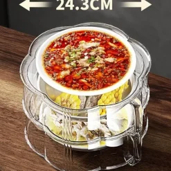 Hitzeschutz-Lebensmittelabdeckung - Stapelbarer Küchenschutz