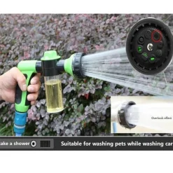 Hochdruck-Gartenschlauch-Spritzpistole – Automatische Wasserdüse