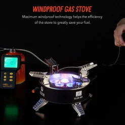 Hocheffizienter Mini-Campingkocher – Tragbarer Outdoor-Kocher