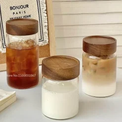 Hochtemperaturbeständige Teetasse aus Glas mit Deckel – versiegelter Kaffeebecher