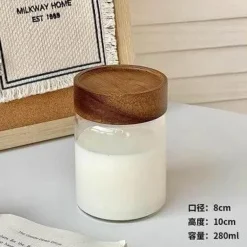 Hochtemperaturbeständige Teetasse aus Glas mit Deckel – versiegelter Kaffeebecher