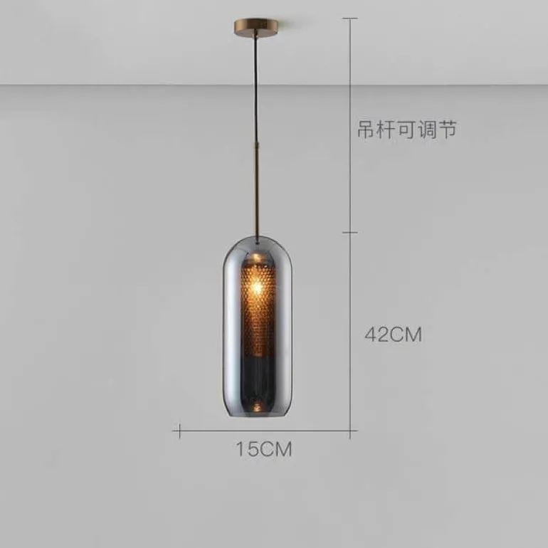 Honeycomb Pendant Light - Elegant Hanging Bulb Fixture