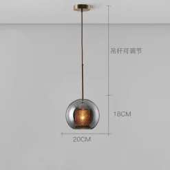 Honeycomb Pendant Light - Elegant Hanging Bulb Fixture