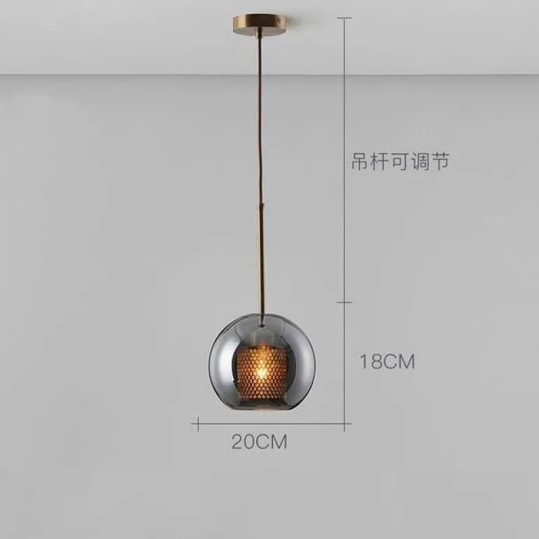 Honeycomb Pendant Light - Elegant Hanging Bulb Fixture
