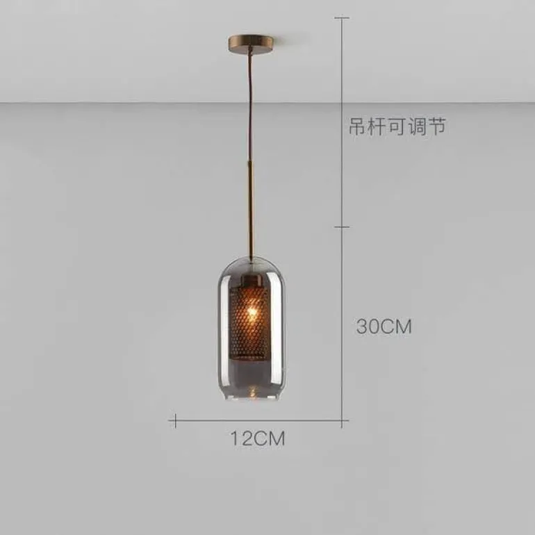 Honeycomb Pendant Light - Elegant Hanging Bulb Fixture