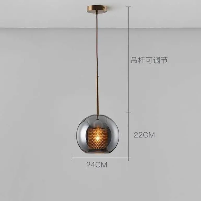 Honeycomb Pendant Light - Elegant Hanging Bulb Fixture