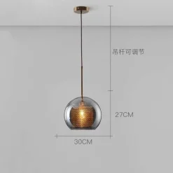 Honeycomb Pendant Light - Elegant Hanging Bulb Fixture