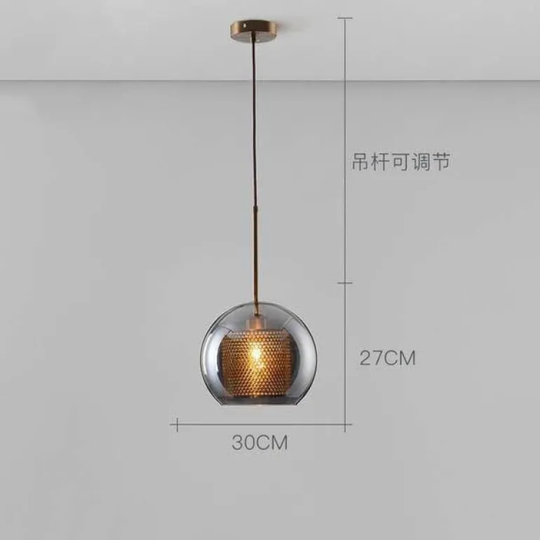 Honeycomb Pendant Light - Elegant Hanging Bulb Fixture