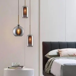 Honeycomb Pendant Light - Elegant Hanging Bulb Fixture