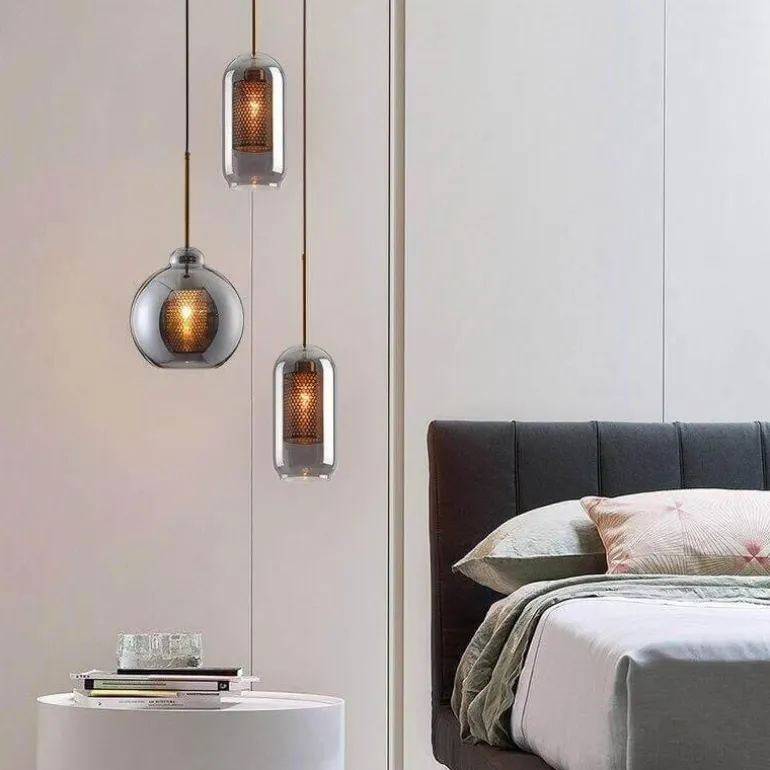 Honeycomb Pendant Light - Elegant Hanging Bulb Fixture