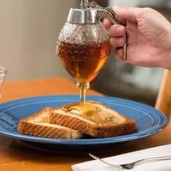 Honigspender - Honighalter aus Wabenglas