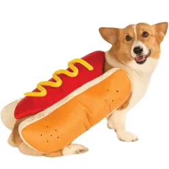 Hot Dog Kostüm für Hunde – Süßes Halloween Haustier Outfit