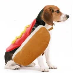 Hot Dog Kostüm für Hunde – Süßes Halloween Haustier Outfit