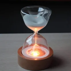Hourglass Night Lamp - Decorative Bedside Light