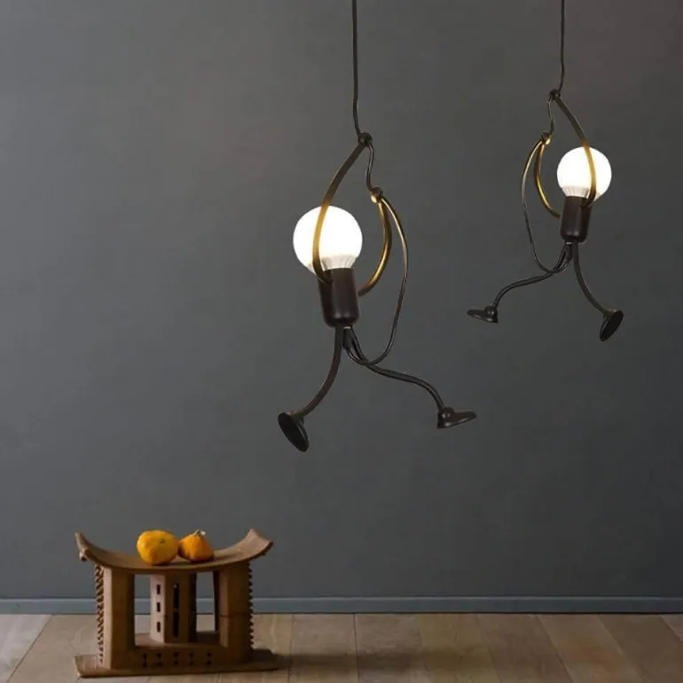 Human Figure Chandelier - Unique Decorative Lighting Fixture