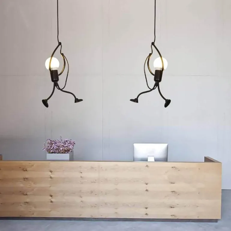 Human Figure Chandelier - Unique Decorative Lighting Fixture
