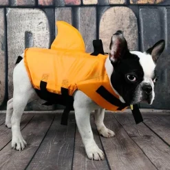 Hundeschwimmweste - Hai-Schwimmweste für Haustiere