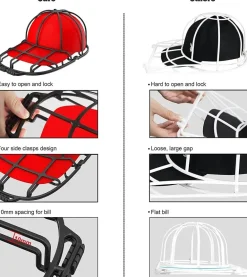 Hutwasch- und Trocknergestell – langlebiger Kappenreiniger und -former für Erwachsene und Kinder