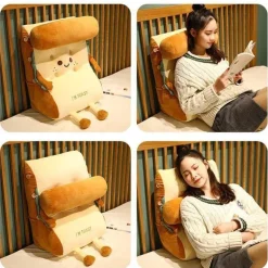 I AM TOAST Süßes, bequemes, waschbares Nachtkissen