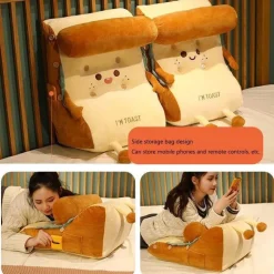 I AM TOAST Süßes, bequemes, waschbares Nachtkissen