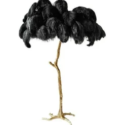 Icelandic Feather Tree Lamp - Elegant Home Decor Accent