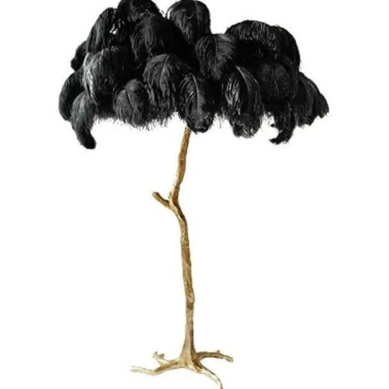 Icelandic Feather Tree Lamp - Elegant Home Decor Accent