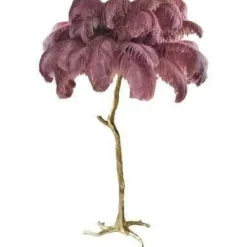 Icelandic Feather Tree Lamp - Elegant Home Decor Accent