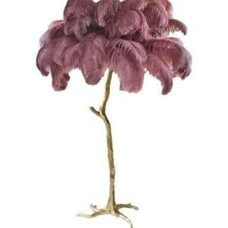 Icelandic Feather Tree Lamp - Elegant Home Decor Accent