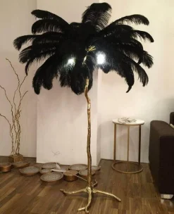 Icelandic Feather Tree Lamp - Elegant Home Decor Accent