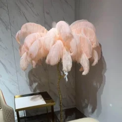 Icelandic Feather Tree Lamp - Elegant Home Decor Accent
