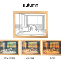 Im Dunkeln leuchtendes Nachtlicht – Leuchtende Wanddekoration