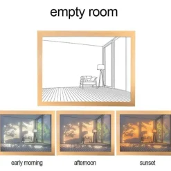 Im Dunkeln leuchtendes Nachtlicht – Leuchtende Wanddekoration