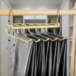 6-in-1 drehbarer Hosenbügel – Platzsparender Hosen-Organizer
