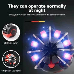 8-in-1 LED Screwdriver Multi-Tool - Bright Utility Tool