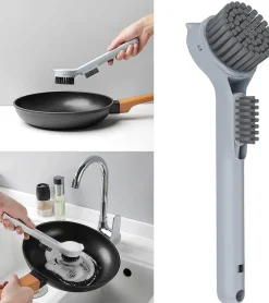 2in1 Spülbürste mit langem Griff