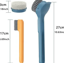 2in1 Spülbürste mit langem Griff