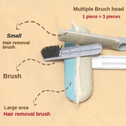 3-in-1 Tierhaarentferner Fensterputzbürste