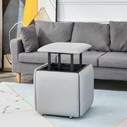 5-in-1 Transformable Space-Saving Chair - Versatile Folding Seat