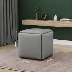5-in-1 Transformable Space-Saving Chair - Versatile Folding Seat