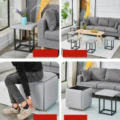5-in-1 Transformable Space-Saving Chair - Versatile Folding Seat